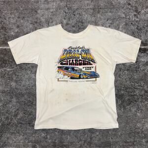 Vintage 80's Drag On Funny Car Racing T-Shirt Small